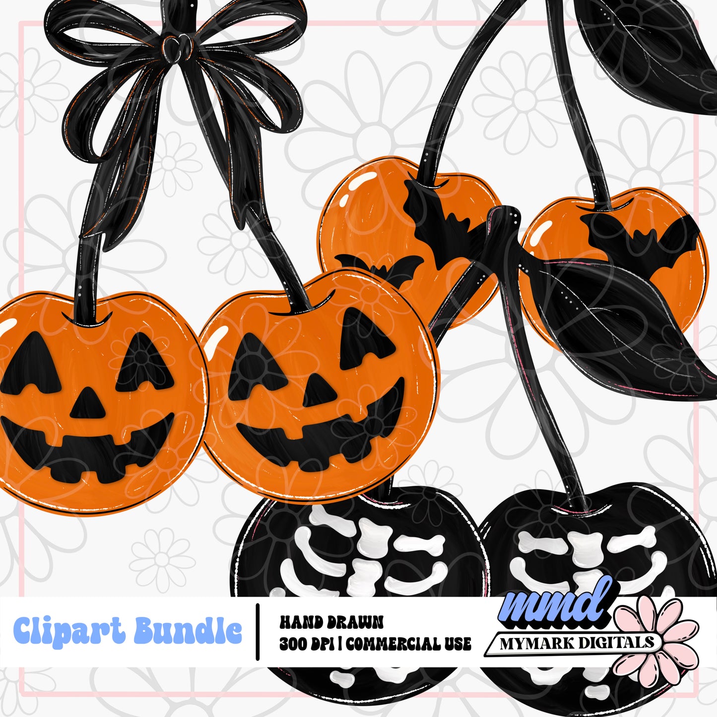 Spooky Cherries Clipart
