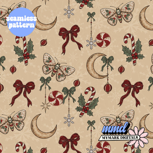 Creepmas Festive Seamless | Repeating Pattern