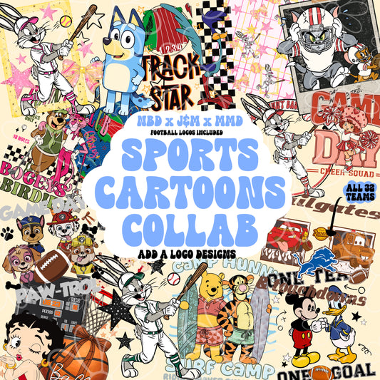 Sport Cartoons Collab - NBD x J&M x MMD - limited exclusive