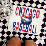 Chicago Baseball : Faux Embroidery : 2 : PNG