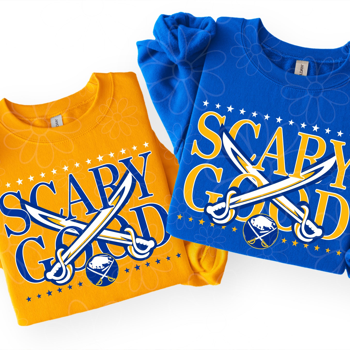 Scary Good Buffalo Hockey | PNG | multiple colorways