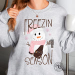 Freezin Season : bougie snowman PNG