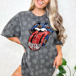 SEQUIN FOOTBALL TONGUE| Bundle Available | PNG | October 2023