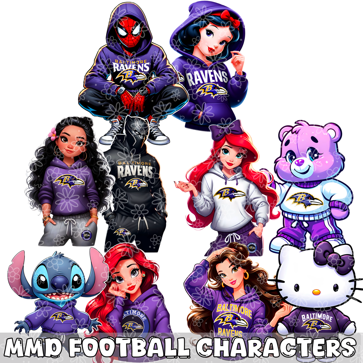 Sport Characters | PNG | Can be used as Clipart