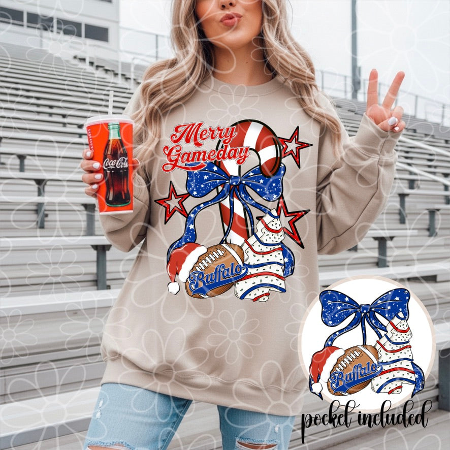 Merry Gameday | Pocket Included | Multiple Options | November 25'