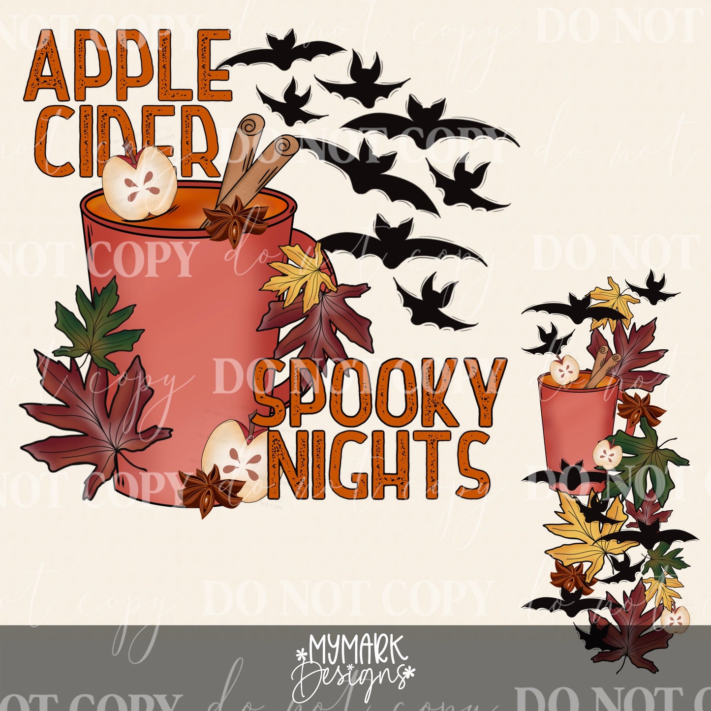 Apple Cider Spooky Nights (spine/sleeve included) : PNG