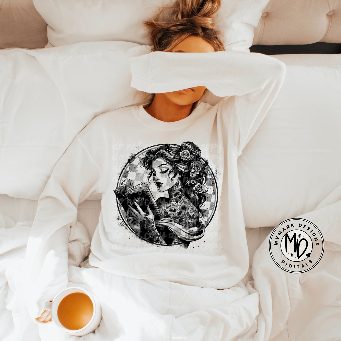 Beauty Reading Grunge : PNG