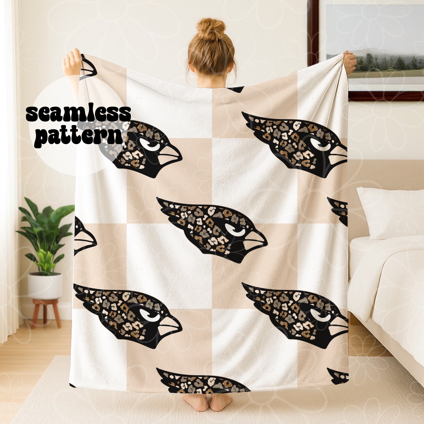 *MULTIPLE TEAMS/SINGLES/BUNDLE* Football Cheetah Checker Seamless | July 2026