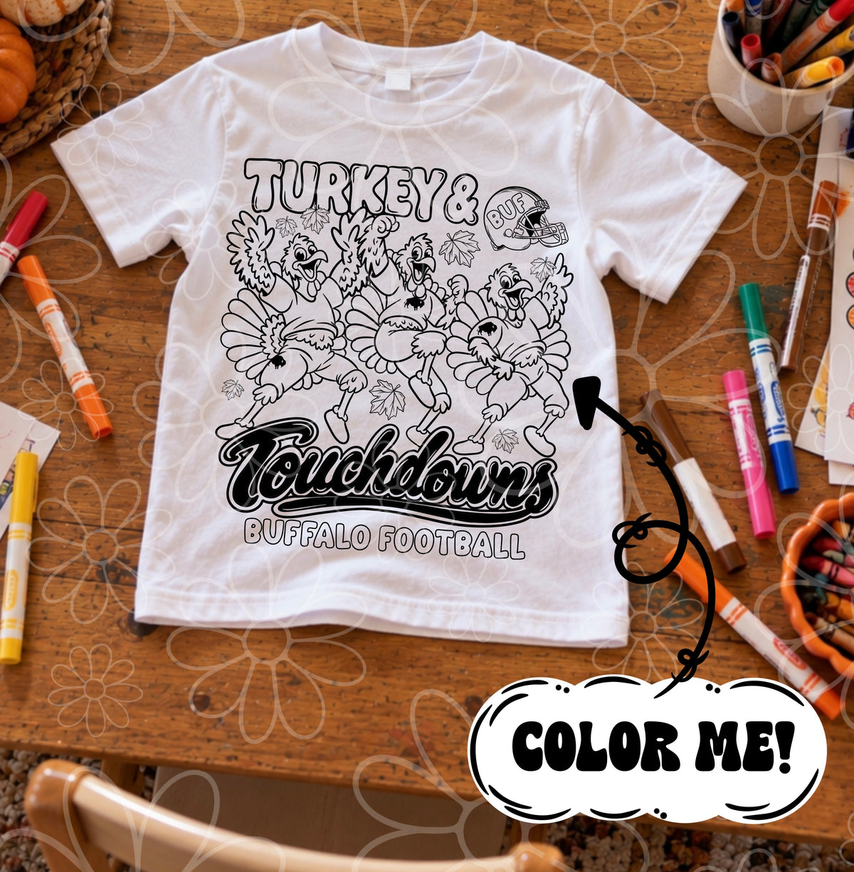 Buffalo Turkeys & Touchdowns PNG