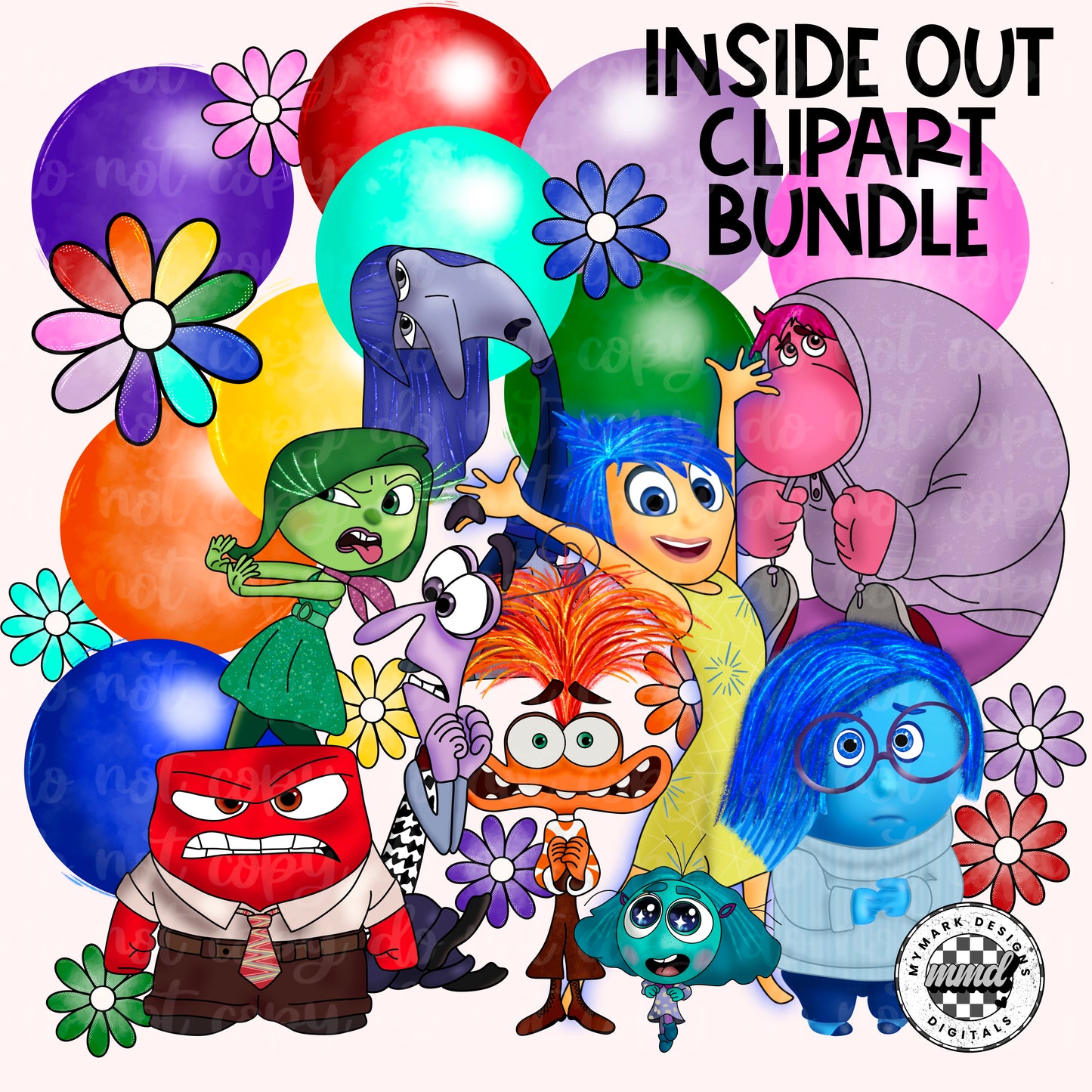 INOUT Clipart Bundle - Handdrawn