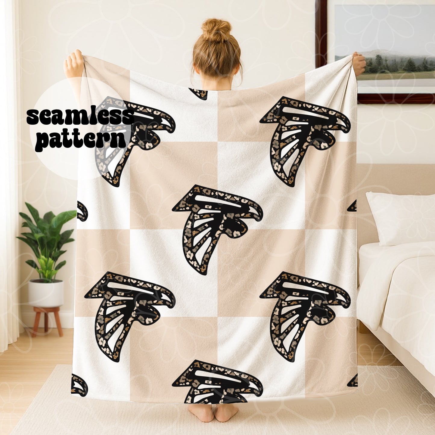 *MULTIPLE TEAMS/SINGLES/BUNDLE* Football Cheetah Checker Seamless | July 2026