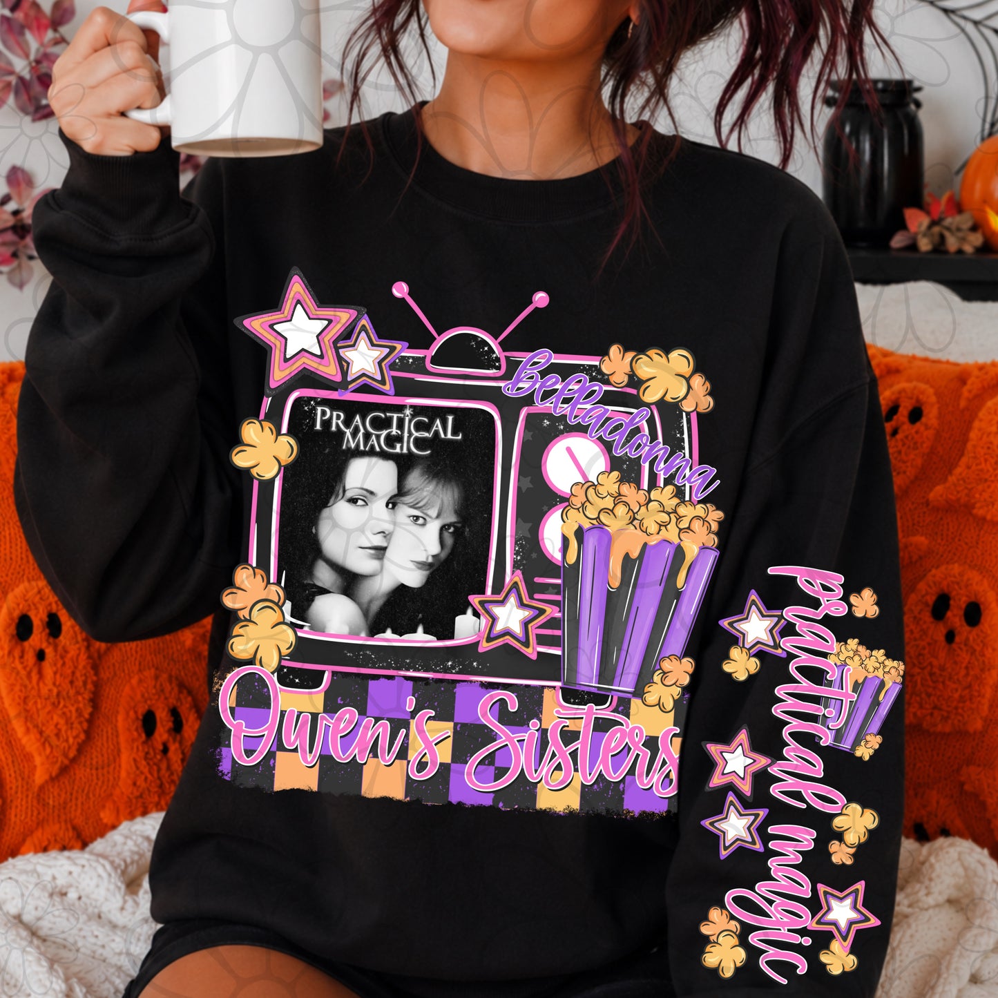 Practical Witches Retro TV Sleeve PNG