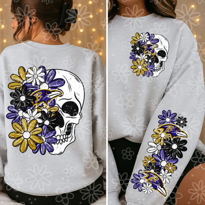 PRO FOOTBALL SERIES - Skull Half Floral