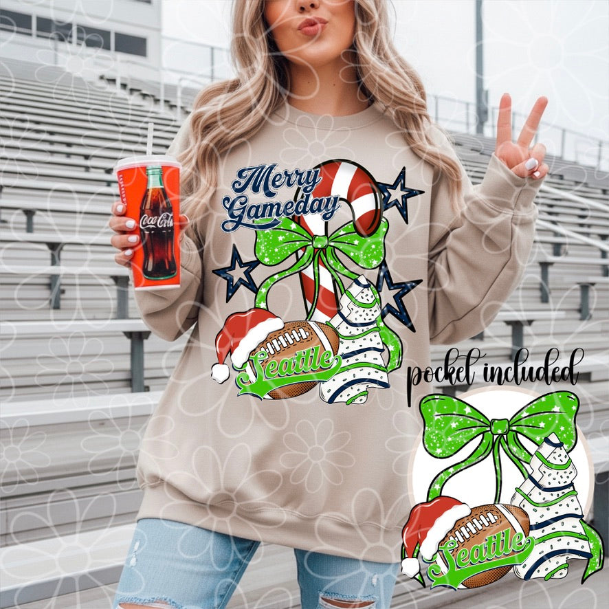Merry Gameday | Pocket Included | Multiple Options | November 25'