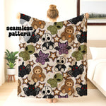Boo Halloween Plushy Characters Seamless - | Repeating Pattern  | July 2026