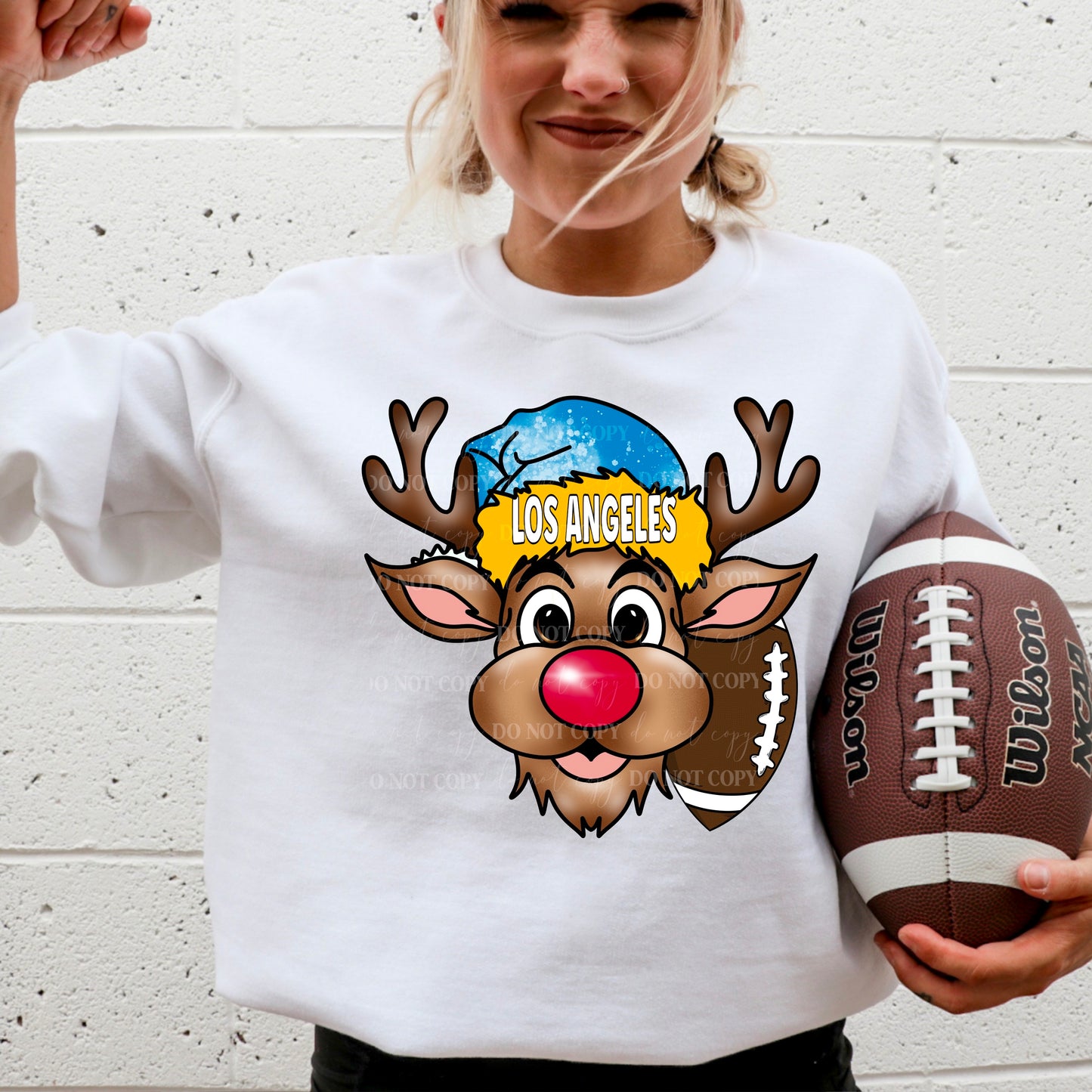 LAC : Christmas Reindeer : Plain & Faux Sequin Included : PNG