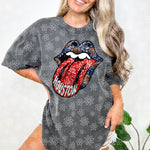 SEQUIN FOOTBALL TONGUE| Bundle Available | PNG | October 2023