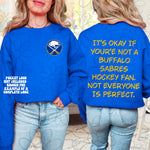 Snarky Buffalo Hockey Fan  | PNG |