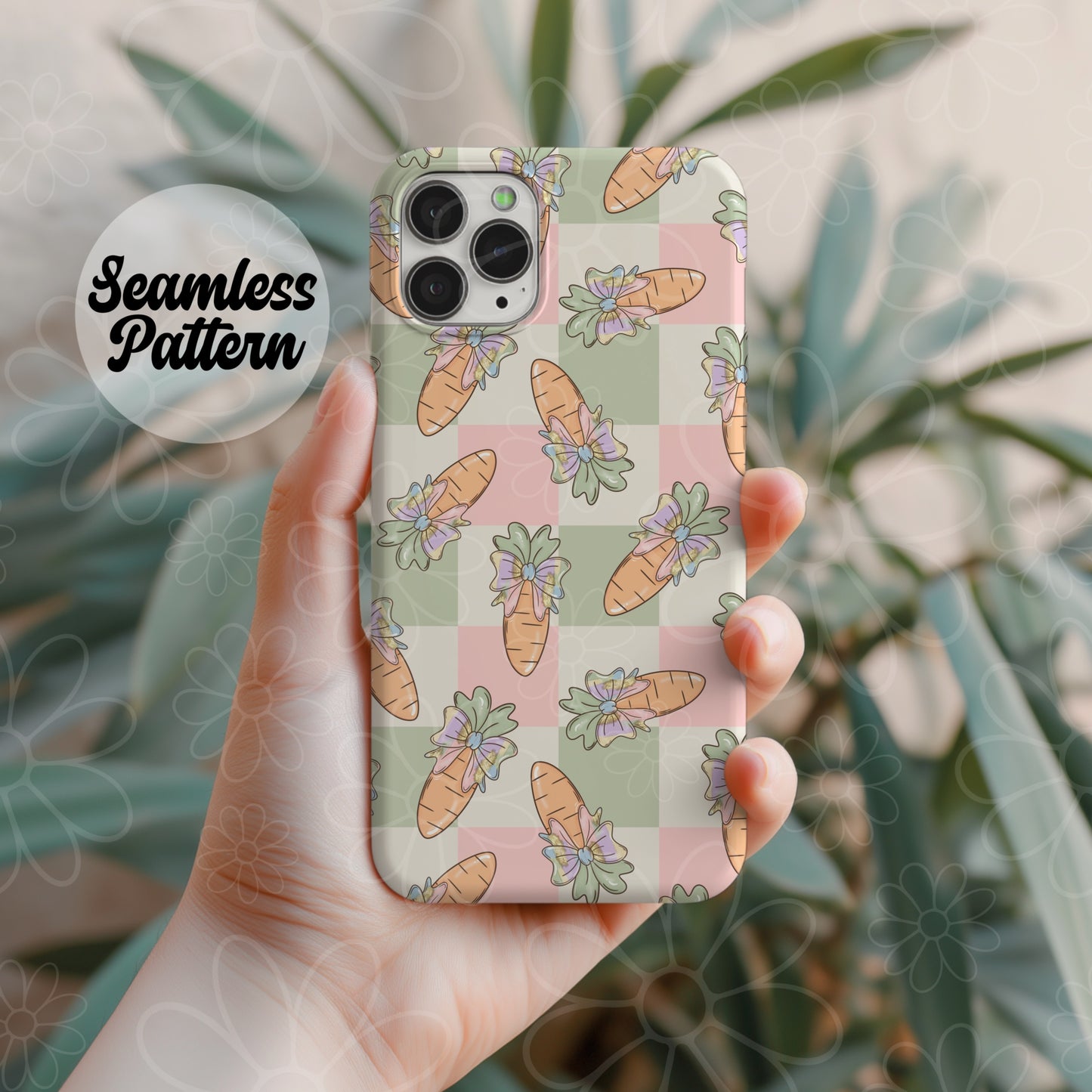 Carrot Seamless | Repeating Pattern | February 26a