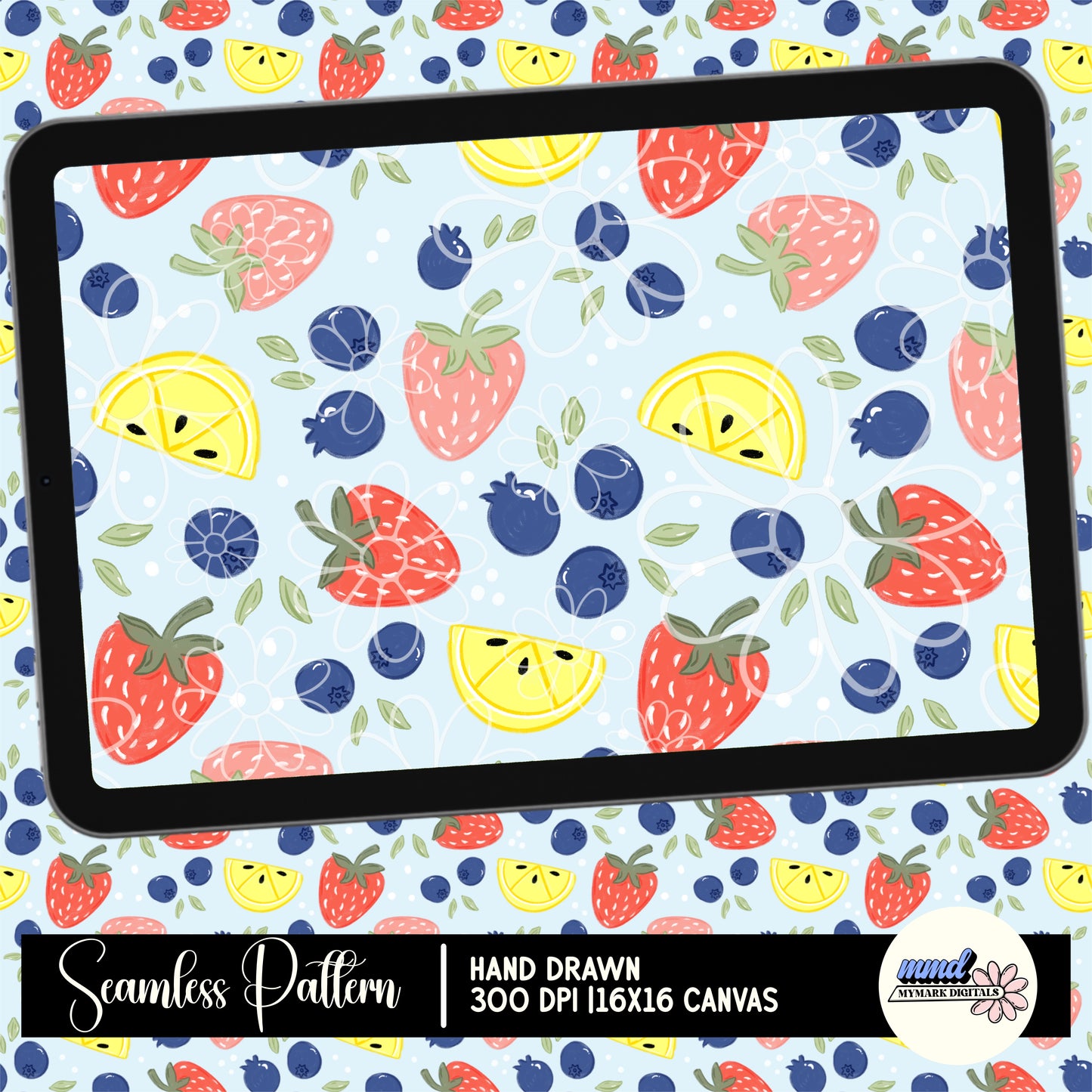 Berry Cute Seamless | Repeating Pattern | February 26