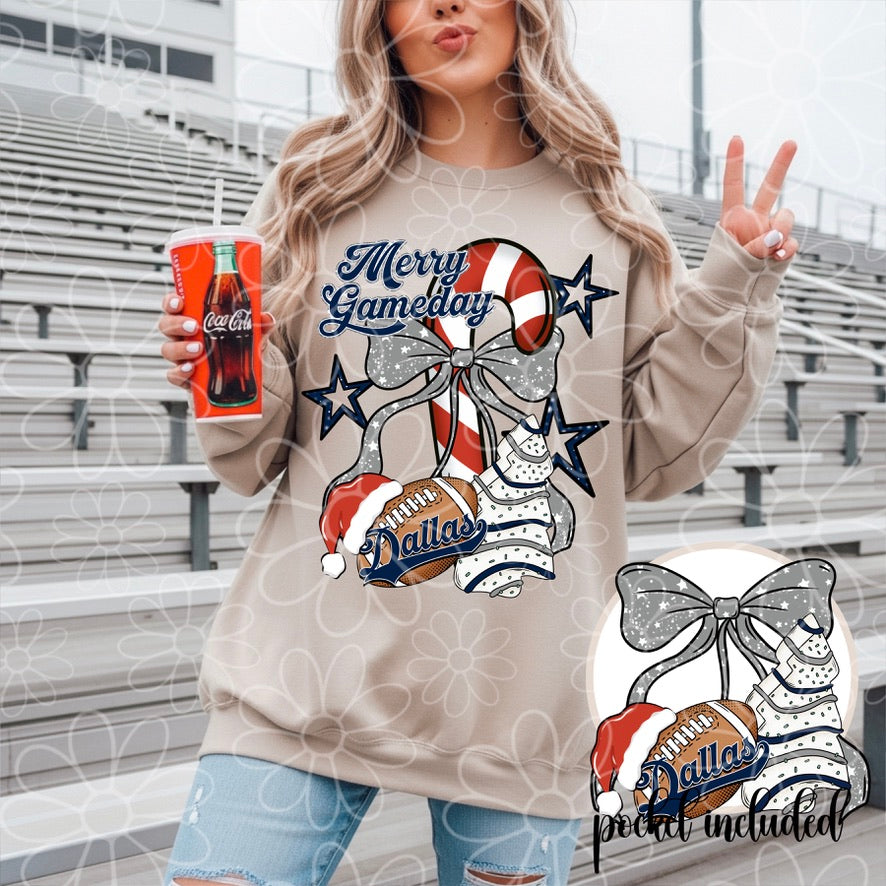 Merry Gameday | Pocket Included | Multiple Options | November 25'