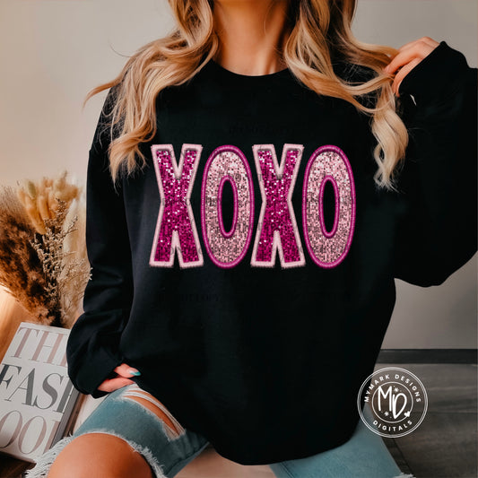 XOXO : Faux Embroidery : PNG