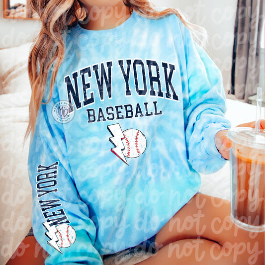 New York : Blue : Sleeve Combo : PNG