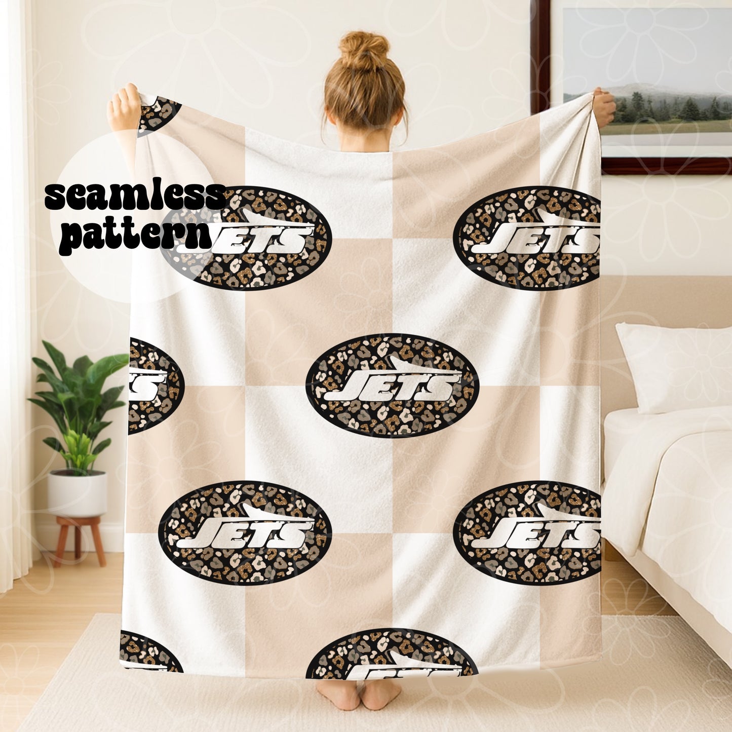 *MULTIPLE TEAMS/SINGLES/BUNDLE* Football Cheetah Checker Seamless | July 2026