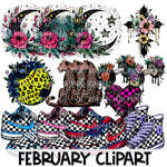 February Clipart Drive 2025