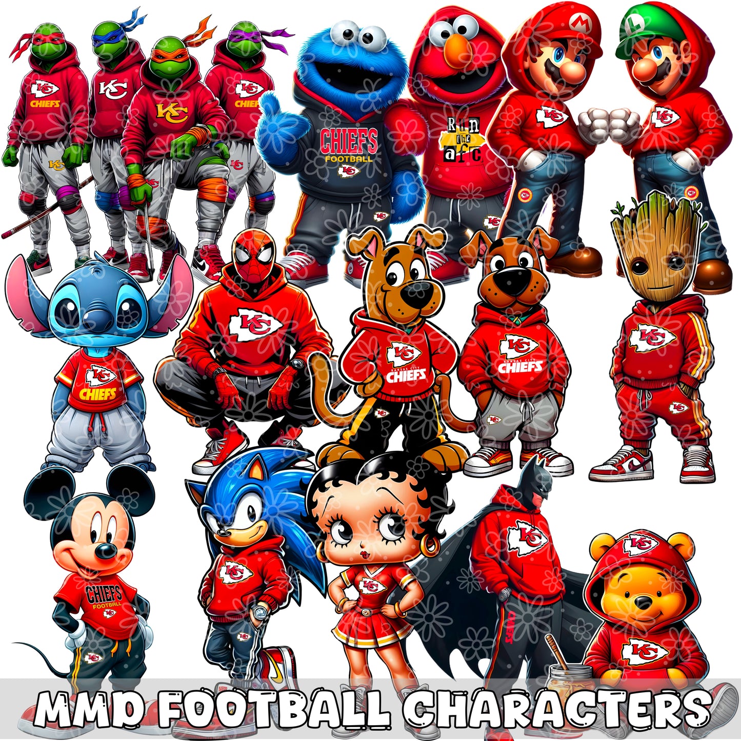 Sport Characters | PNG | Can be used as Clipart