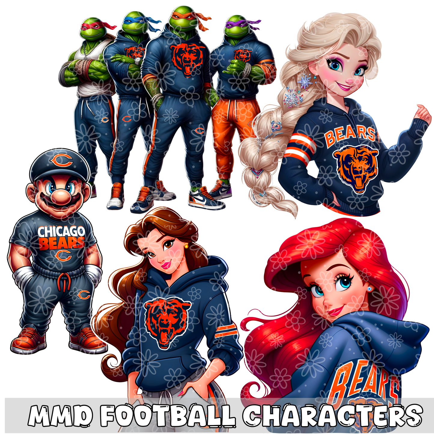 Sport Characters | PNG | Can be used as Clipart