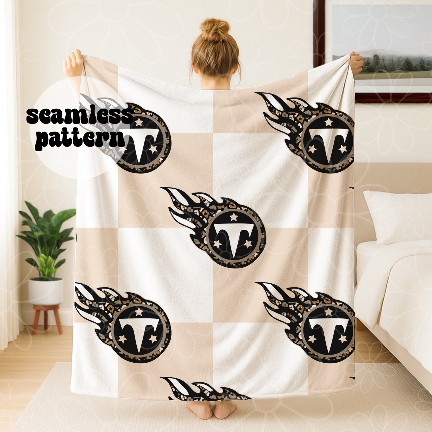 *MULTIPLE TEAMS/SINGLES/BUNDLE* Football Cheetah Checker Seamless | July 2026
