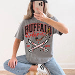 Keychain Charm Buffalo Hockey | PNG | Retro
