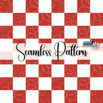 Red Checker Seamless Coordinate | Jan 26'