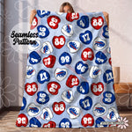 Conversation Hearts Buffalo Players Seamless