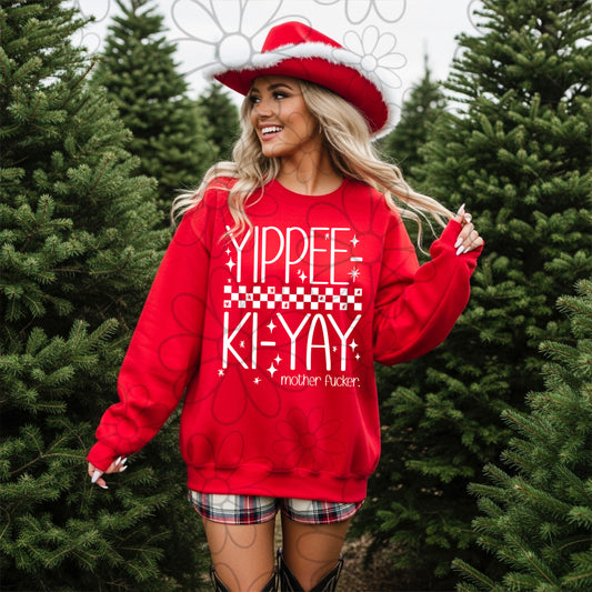 Yippie Ki-Yay | Single Color | PNG