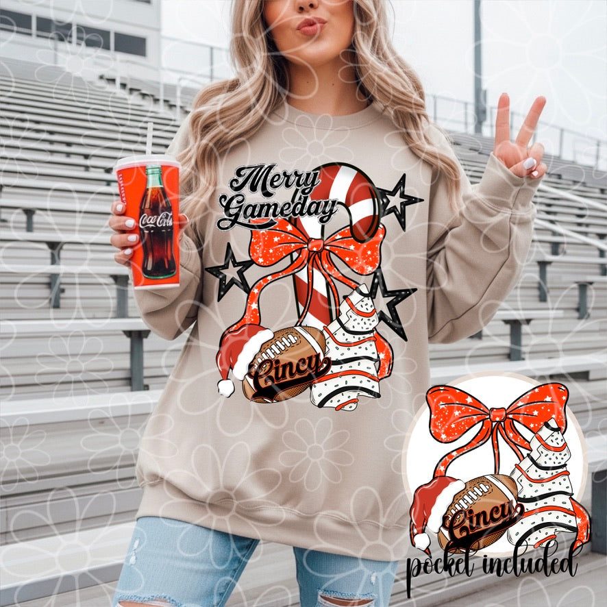 Merry Gameday | Pocket Included | Multiple Options | November 25'