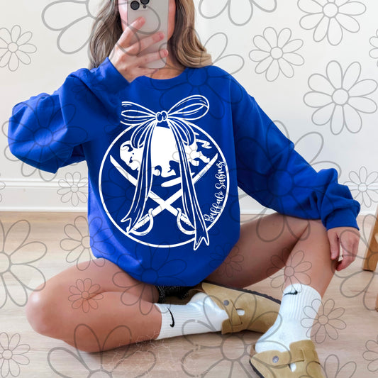 Girly Bow Buffalo Hockey | PNG | multiple SINGLE colors