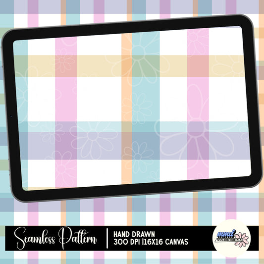 Spring Plaid Seamless | Repeating Pattern | February 26