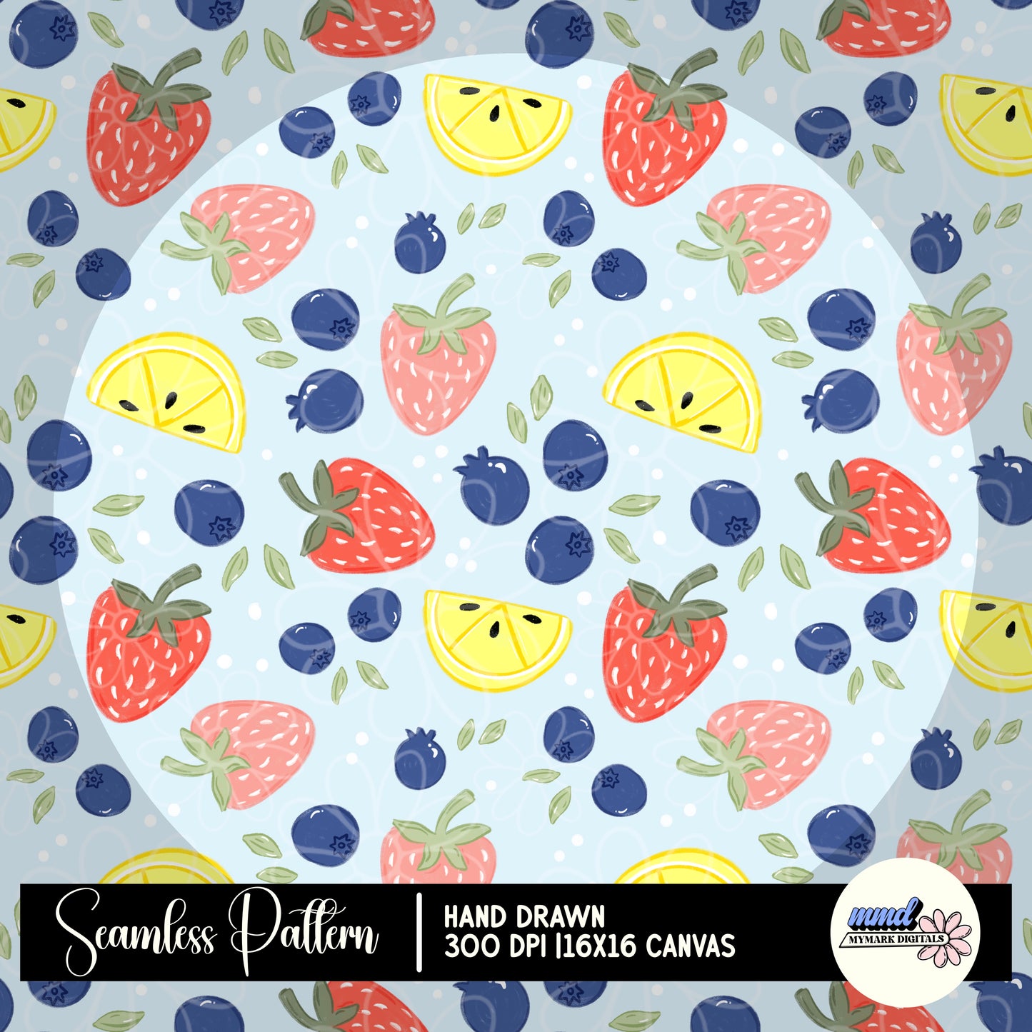 Berry Cute Seamless | Repeating Pattern | February 26