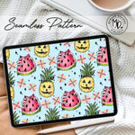 Spooky Summer Fruit  : Seamless Design