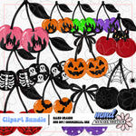 Spooky Cherries Clipart