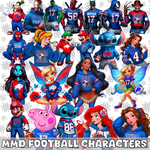 Sport Characters | PNG | Can be used as Clipart