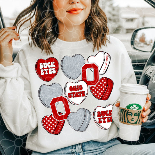 Conversation Heart Teams | Multiple Options | PNG