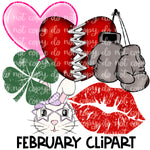 February Clipart Drive 2025