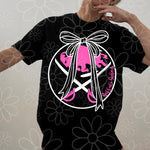Girly Pink Bow Buffalo Hockey | PNG | multiple colorways