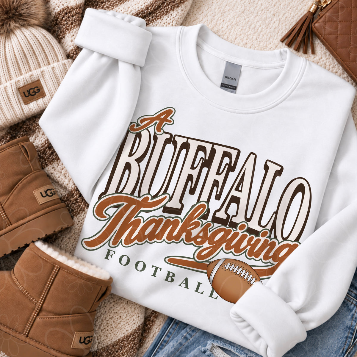 A Buffalo Thanksgiving PNG ⭐️ SMALL BUSINESS EXCLUSIVE ⭐️ COLOR-WAY