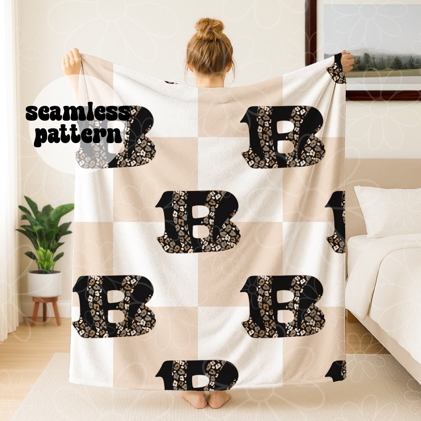 *MULTIPLE TEAMS/SINGLES/BUNDLE* Football Cheetah Checker Seamless | July 2026