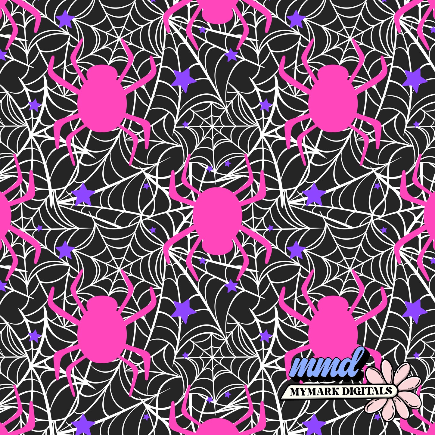 Spider Web Seamless | Repeating Pattern
