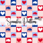 Buffalo Checker Valentine Seamless | 3 PNGS | Jan 26'